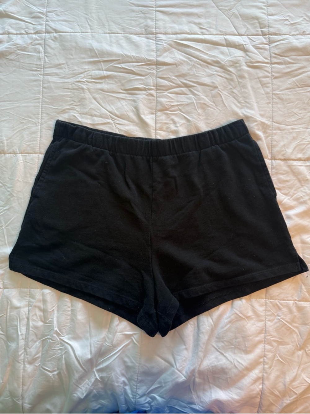 Garage Black Sweat Shorts